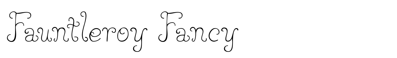 Fauntleroy Fancy